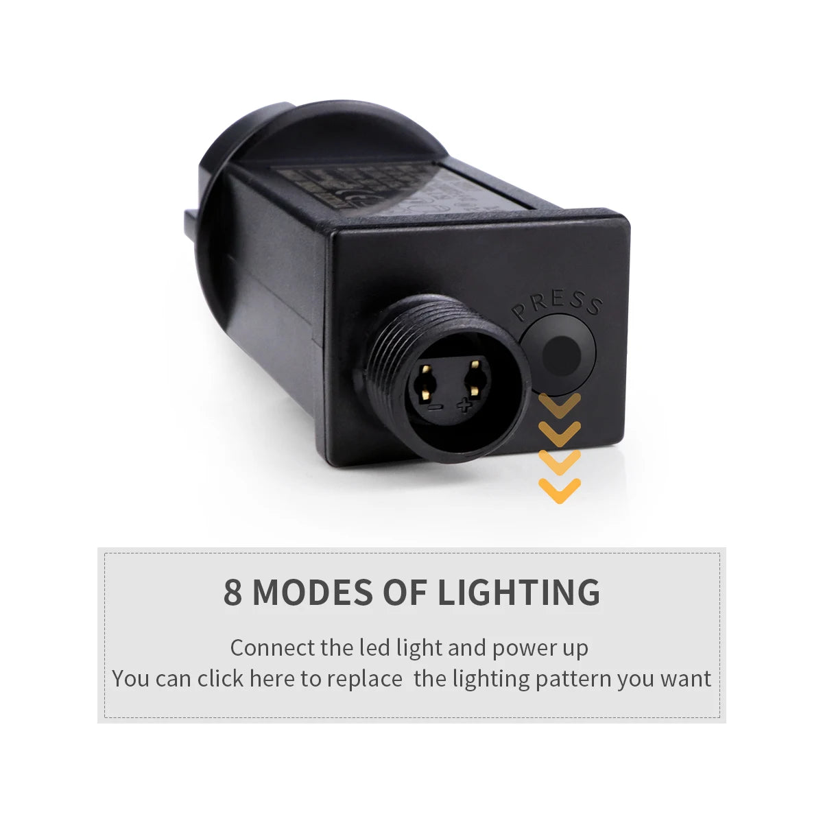 Waterproof outdoor Christmas string lights for garden and yard