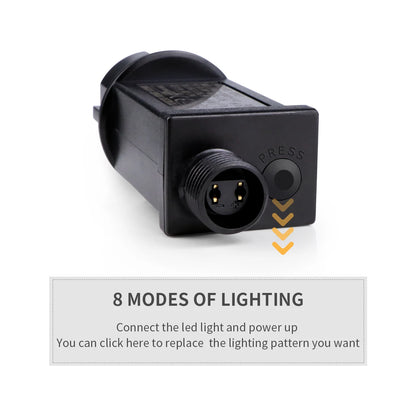Waterproof outdoor Christmas string lights for garden and yard
