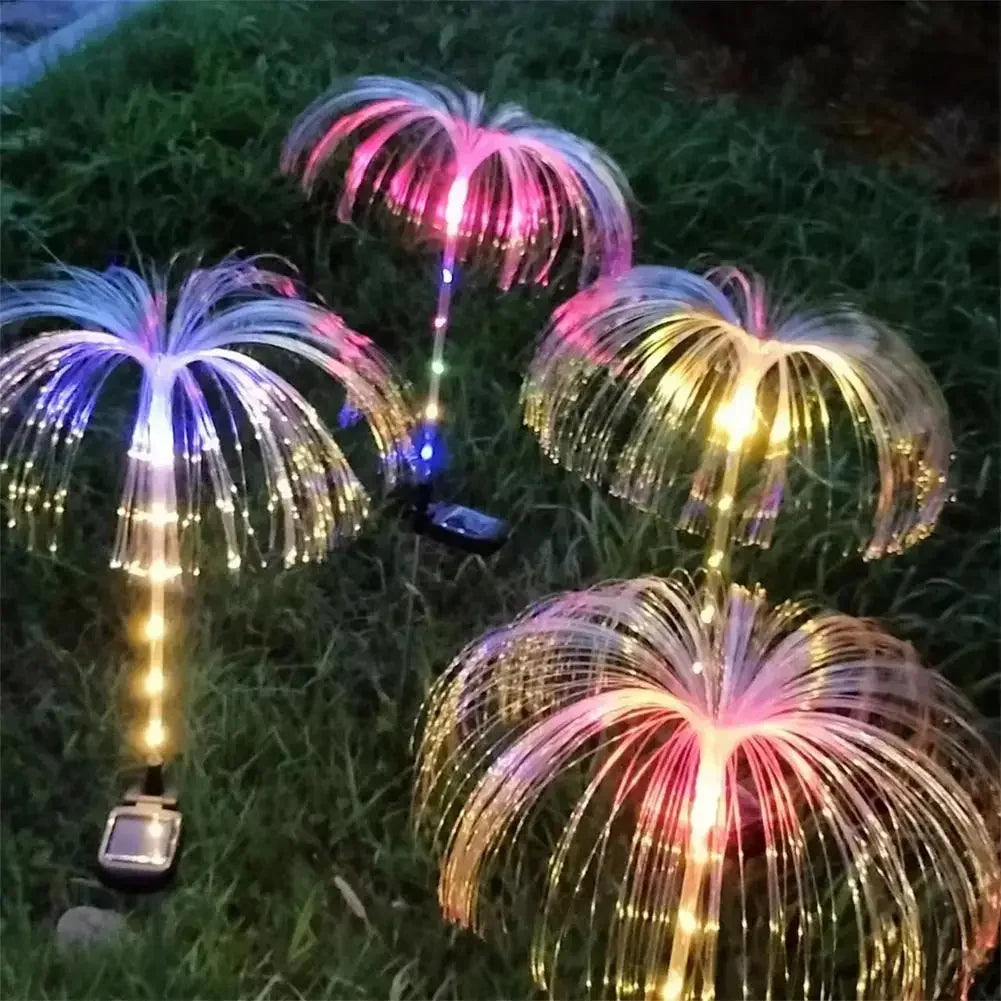 Solar Christmas garden pathway lights for outdoor decor