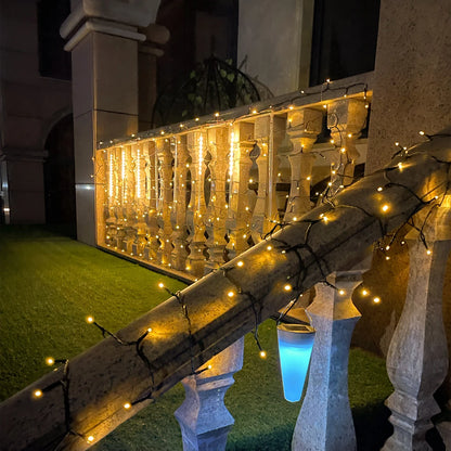Waterproof outdoor Christmas string lights for garden and yard