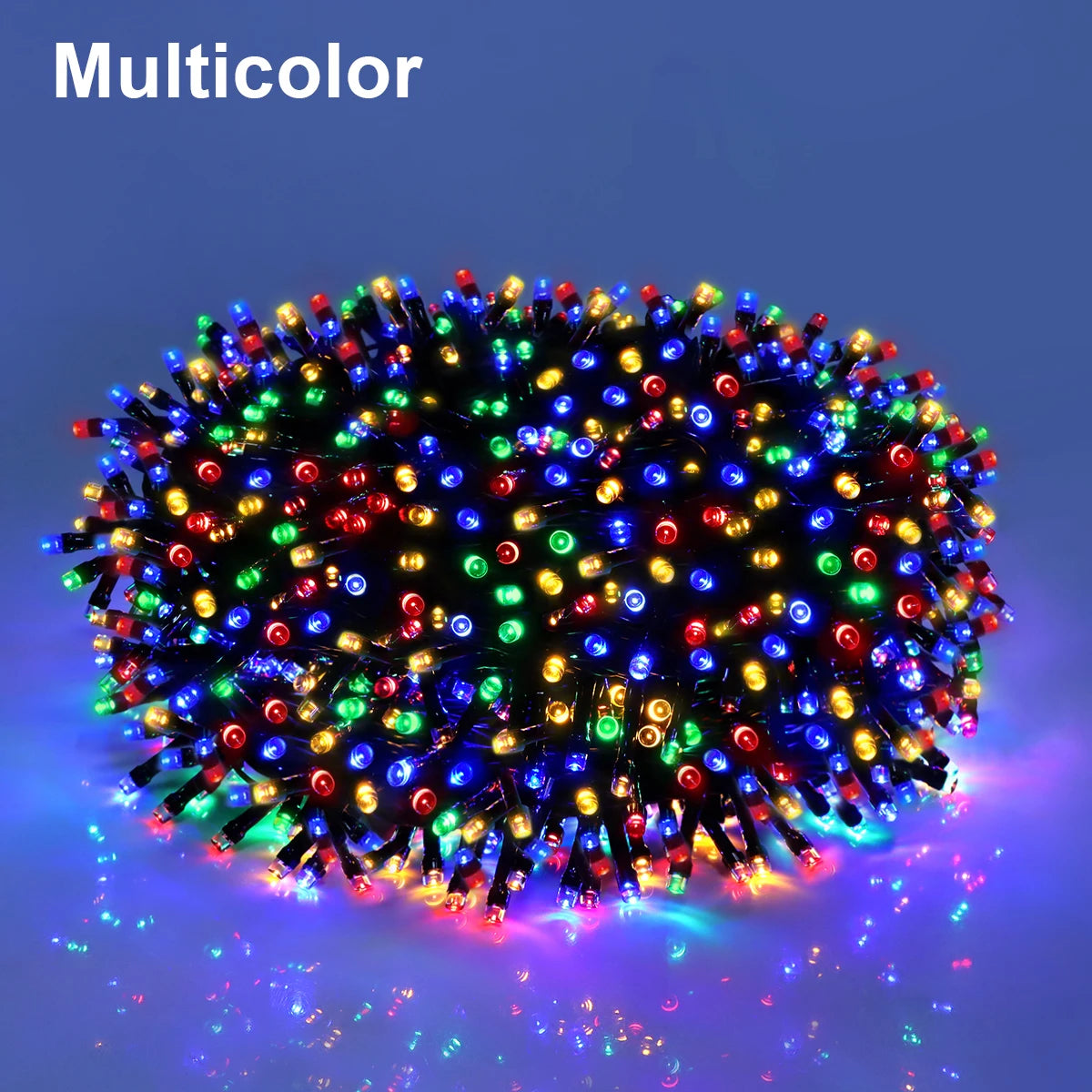 Waterproof outdoor Christmas string lights for garden and yard