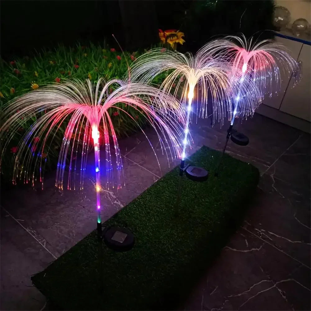 Solar Christmas garden pathway lights for outdoor decor