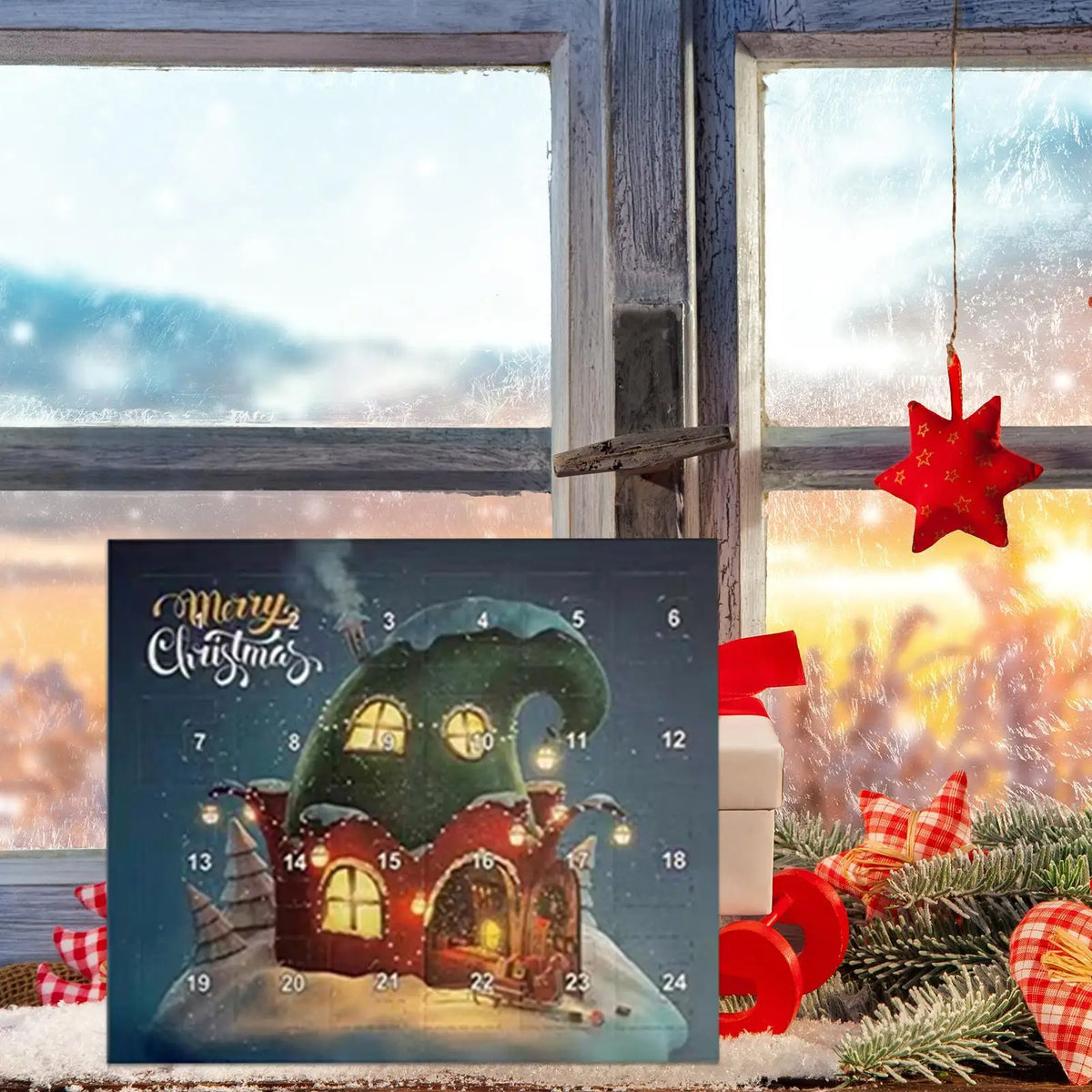 24-day Christmas countdown bracelet charm calendar