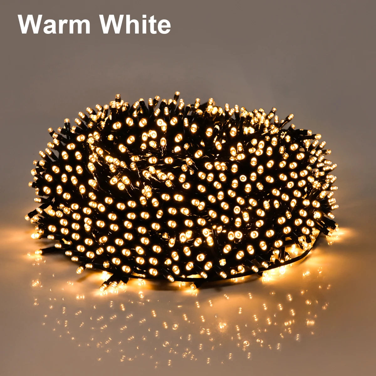 Waterproof outdoor Christmas string lights for garden and yard