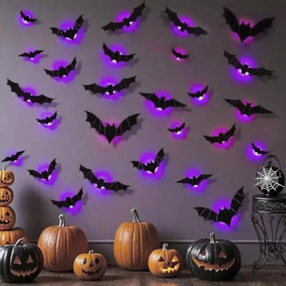 Halloween Spider Bat Light – LED Spider & Bat Decoration for Halloween