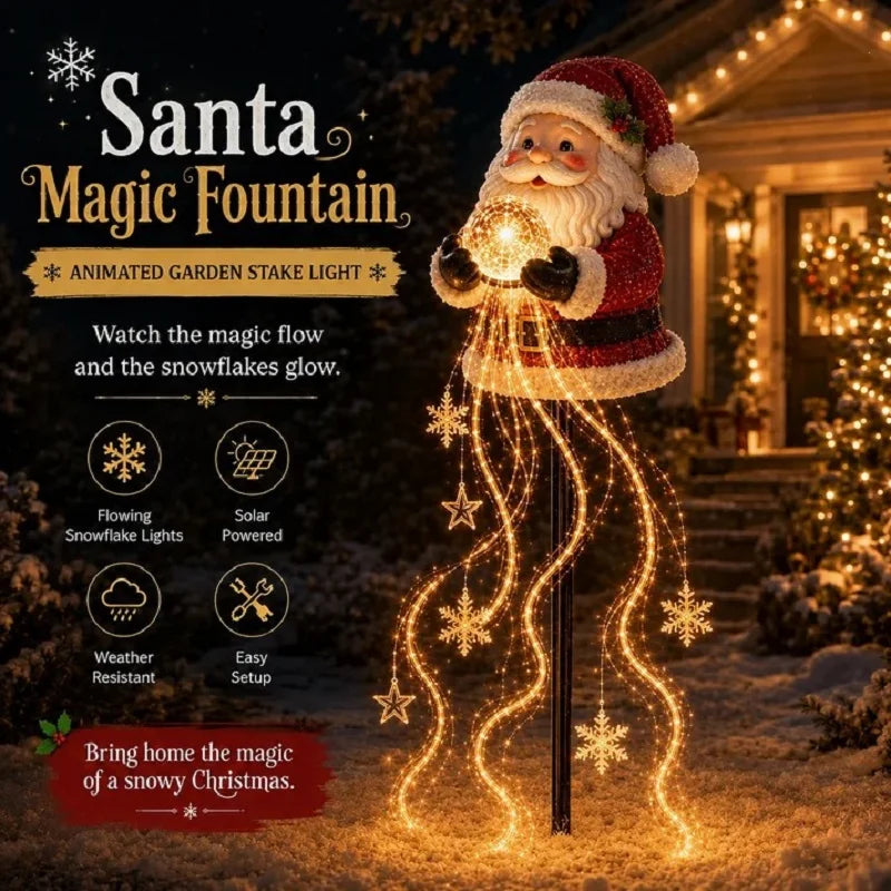 Solar snowflake and snowman Christmas stake lights for outdoor decor