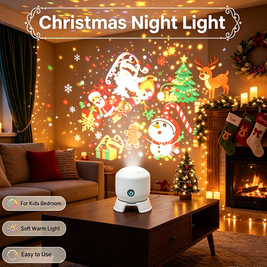 22-pattern rotating LED Christmas projector light