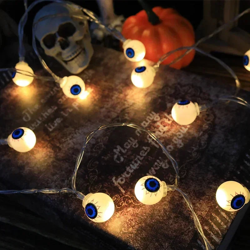Halloween ghost pumpkin skull LED string lights