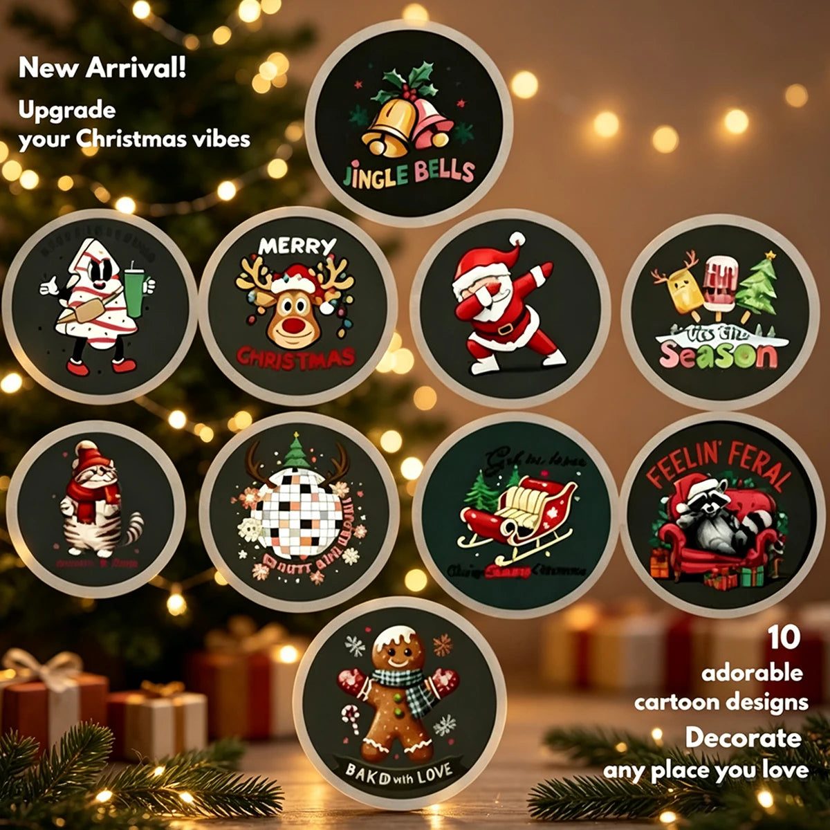 Flexible Christmas snow and Santa projection lights