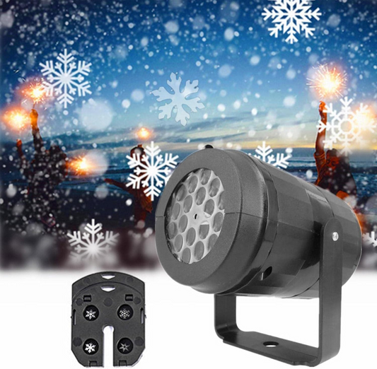 USB LED Snowflake Christmas Projector Light